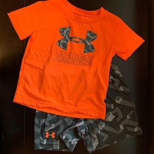 Under Armour Kids Shirt and Shorts Set